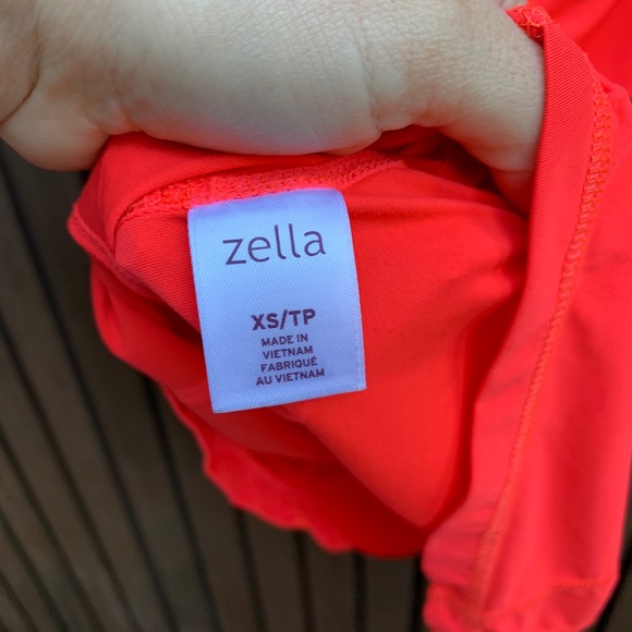Zella workout tee shirt top coral XS - Picture 6 of 6